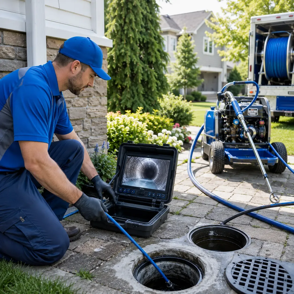 Outdoor drain cleaning professionals serving Aultman, PA